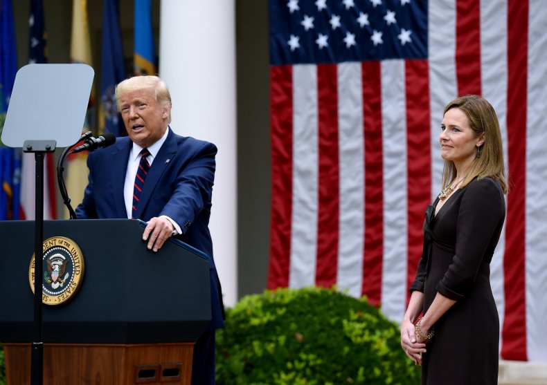 amy coney barrett nomination ceremony