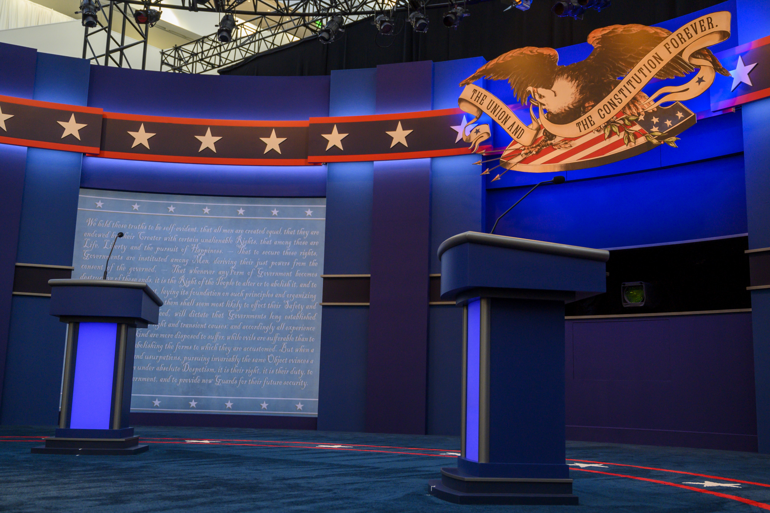 Presidential debate start time est