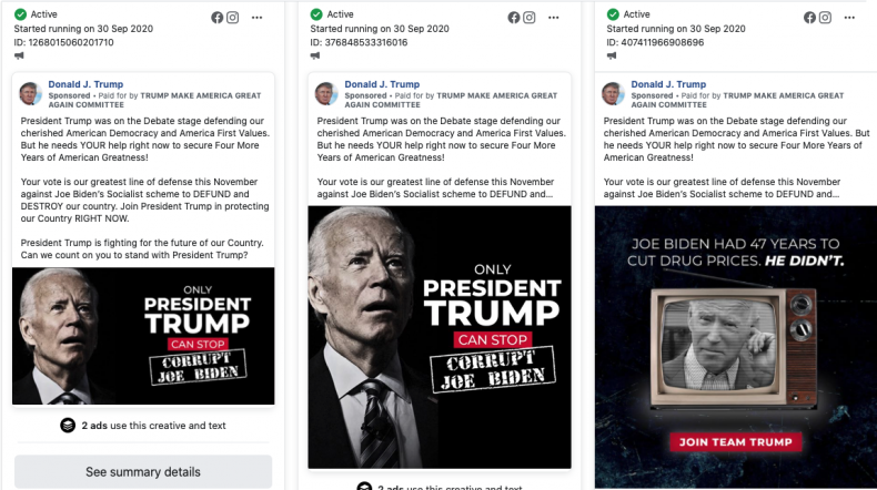 Trump advertising Trump advertising