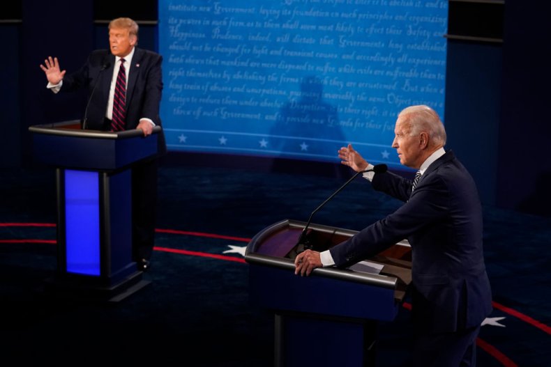 Trump and Biden at the First Debate