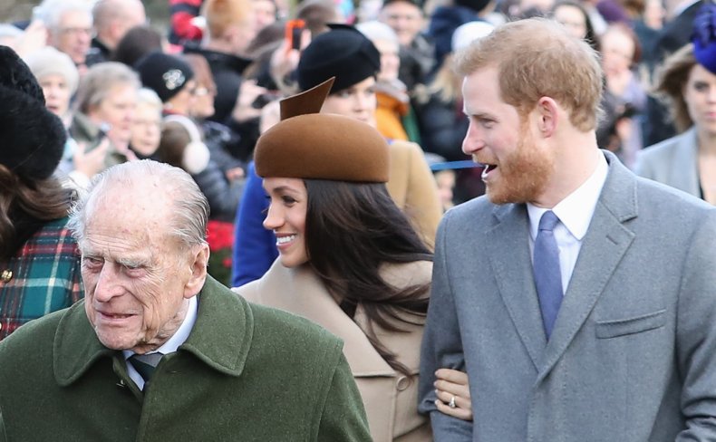 Meghan Markle, Prince Harry With Prince Philip
