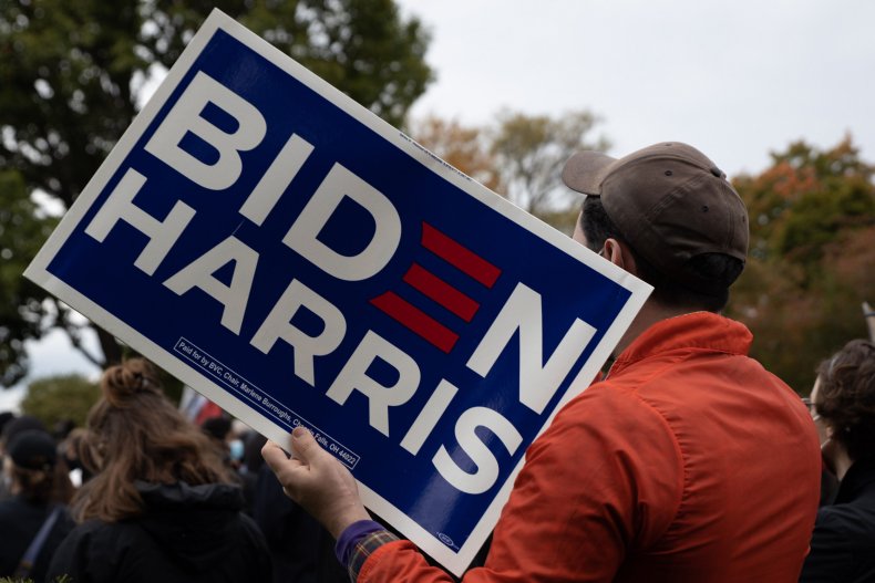 biden harris sign