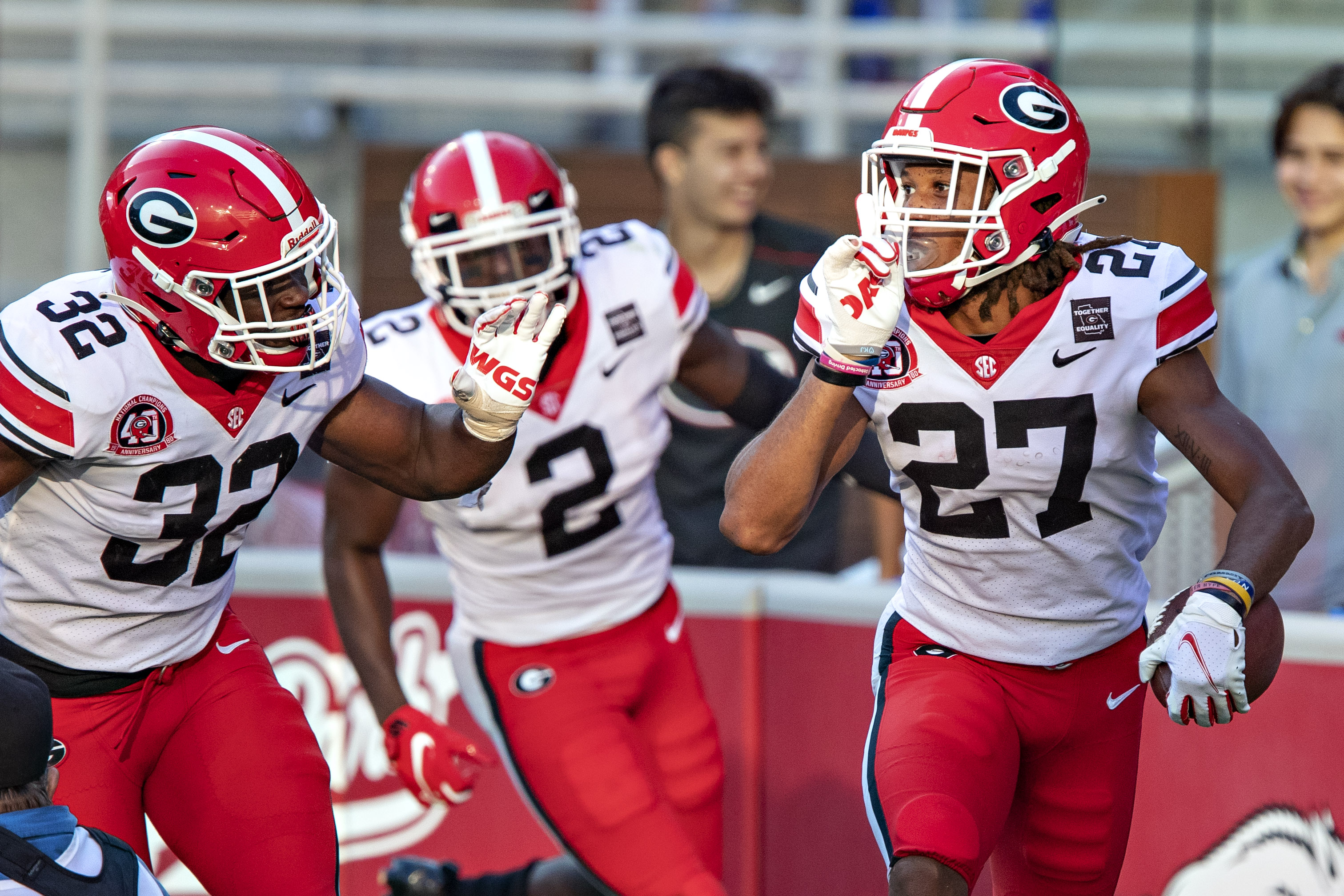 georgia bulldogs red pants