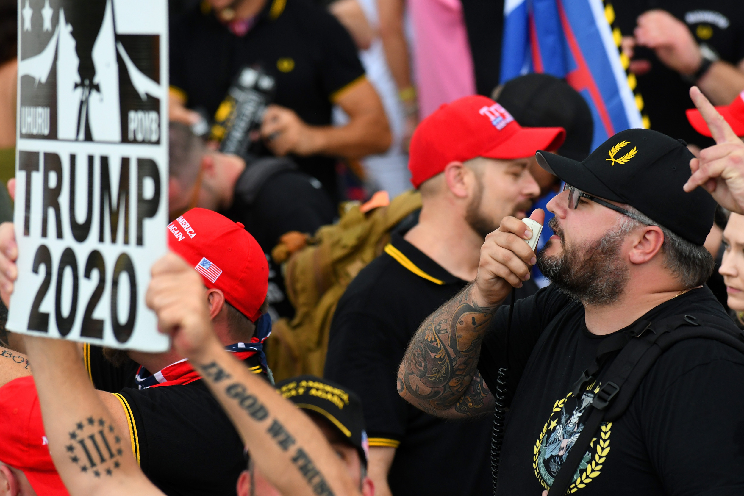 Proud Boys Members Appear in Official Trump Campaign Video