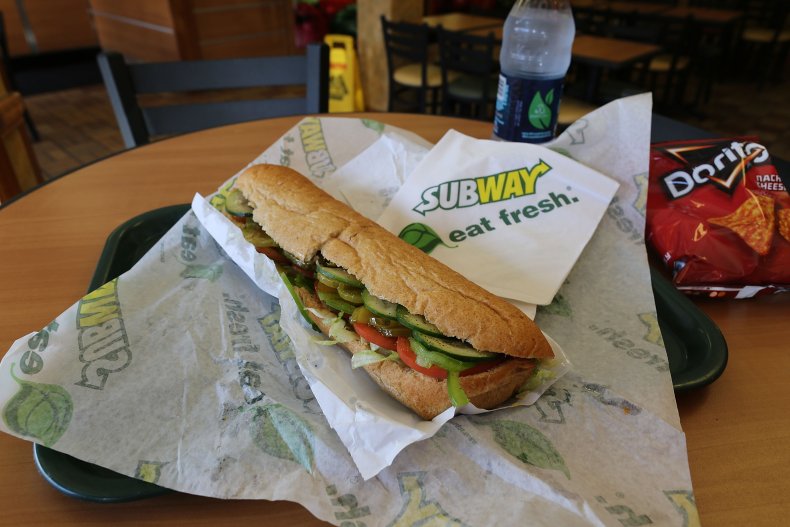 Subway sandwich