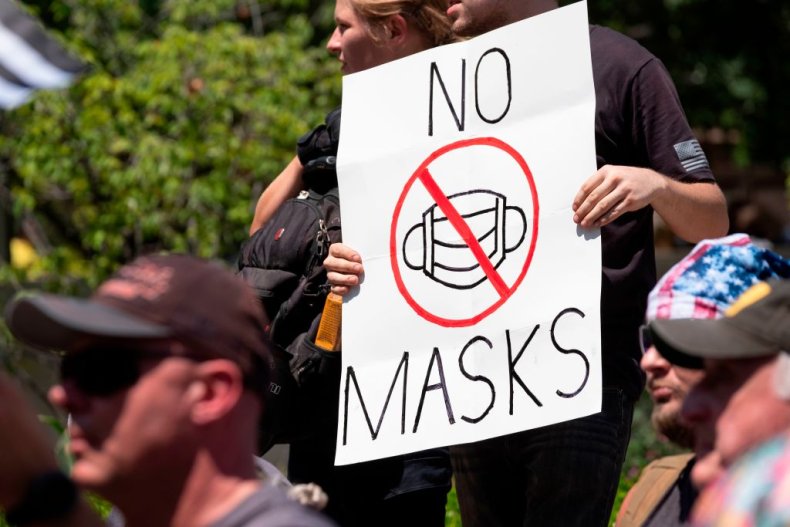 Anti-mask protest
