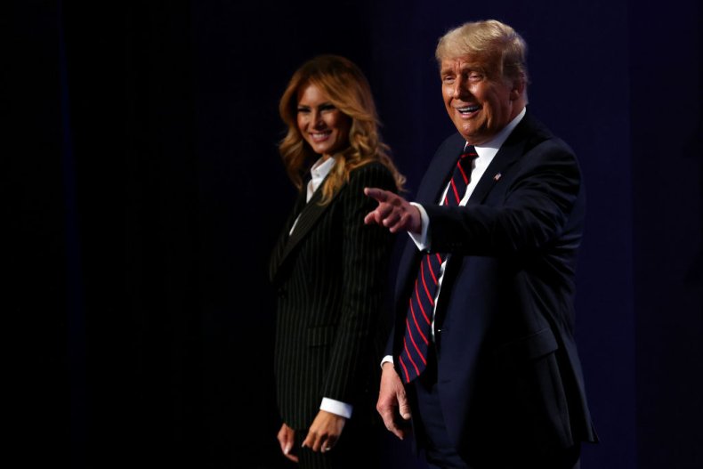 President and First Lady at the Debate