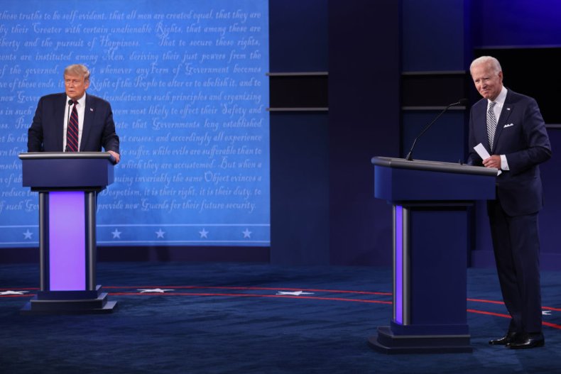 Trump and Biden at the First Debate