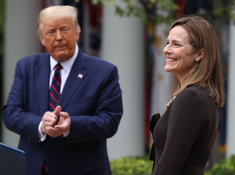 amy coney barrett donald trump coronavirus scotus