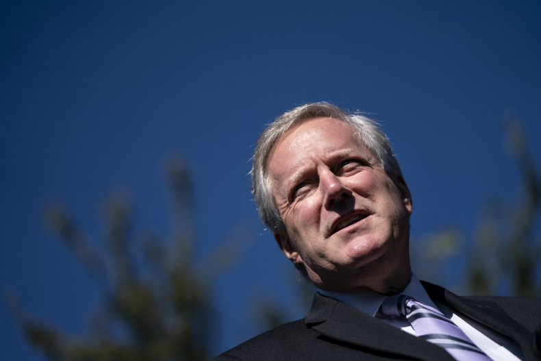 White House Chief of Staff Mark Meadows
