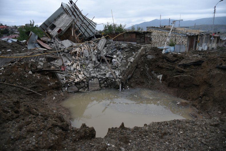 Stepanakert, Armenia, Azerbaijan, Nagorno-Karabakh, shelling, civilians