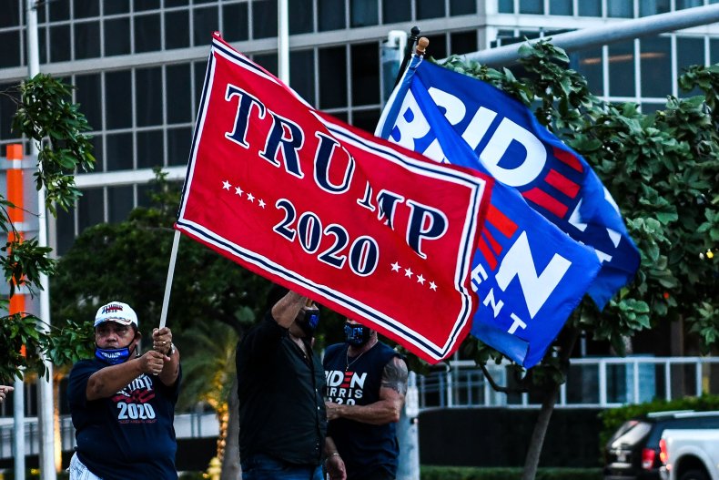 2020 election, donald trump, joe biden, getty