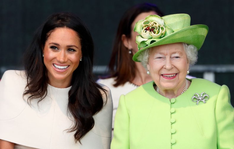 Meghan Markle, Queen Elizabeth II, Bridge Opening