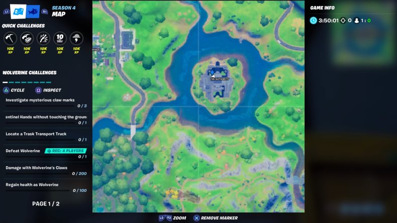 fortnite cobweb location 1 map