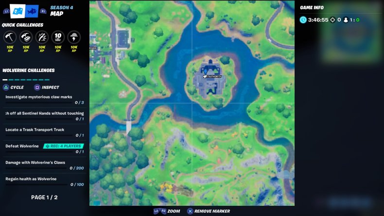 fortnite cobweb location 2 map