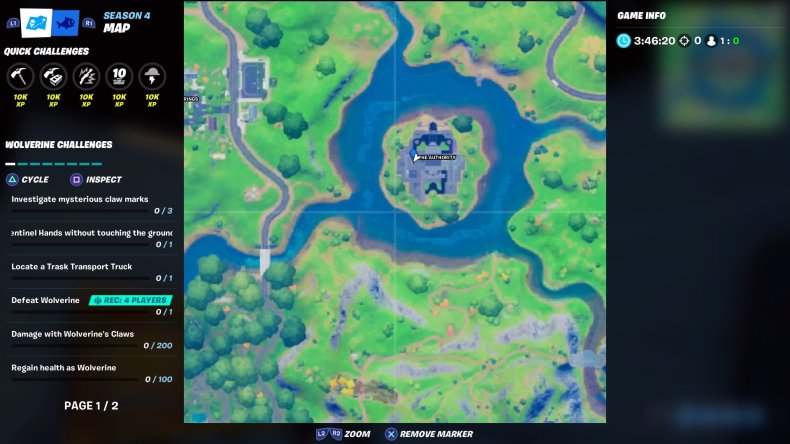 fortnite cobweb location 3 map