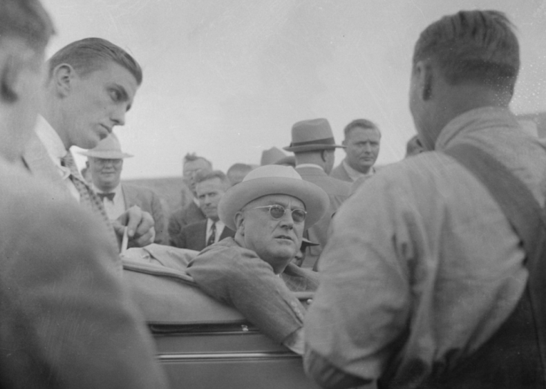 1936: Roosevelt visits North Dakota