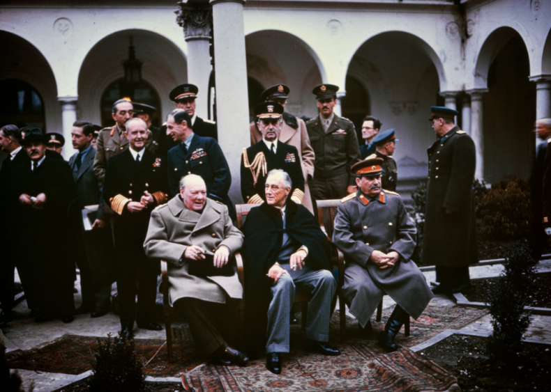 1945: Roosevelt, Churchill, and Stalin at Yalta 1945: Roosevelt, Churchill, and Stalin at Yalta