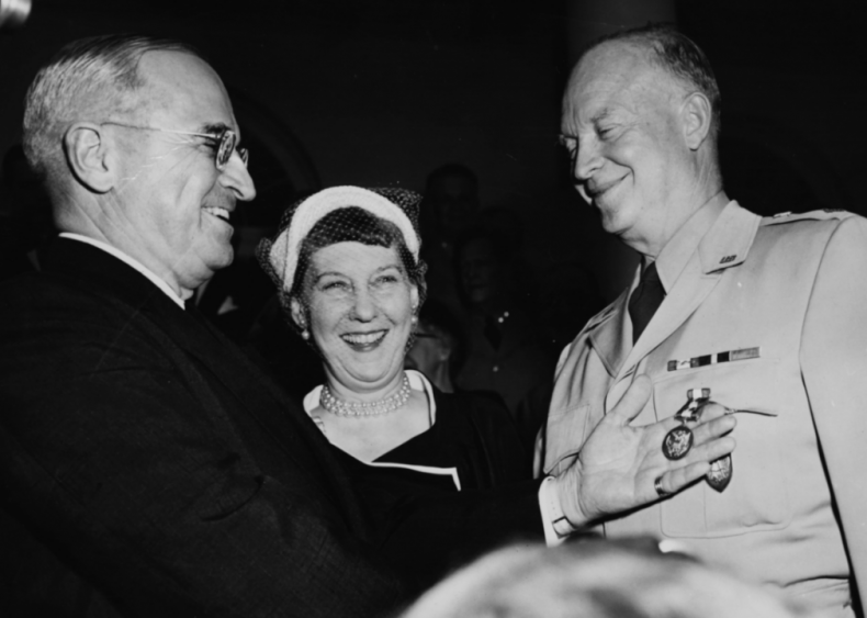 1952: President Truman and General Dwight Eisenhower