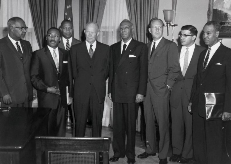 1958: Eisenhower meets with civil rights leaders