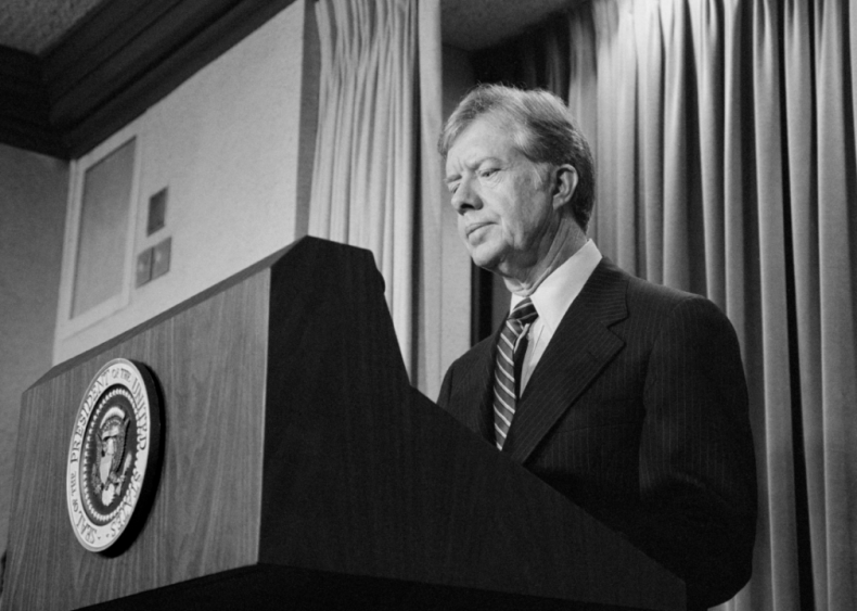 1980: President Carter announces new sanctions against Iran
