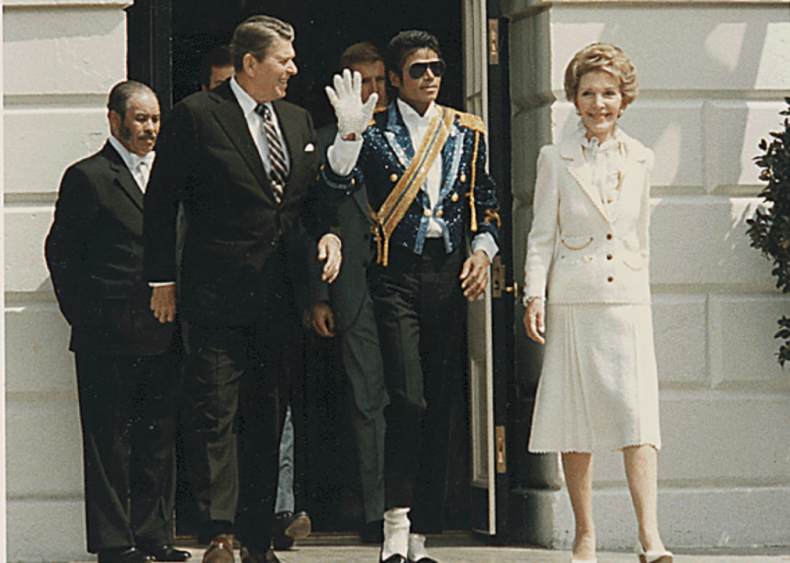 1984: Michael Jackson visits the White House 1984: Michael Jackson visits the White House