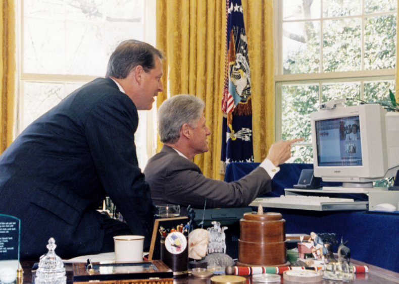 1997: Clinton and Gore on NetDay