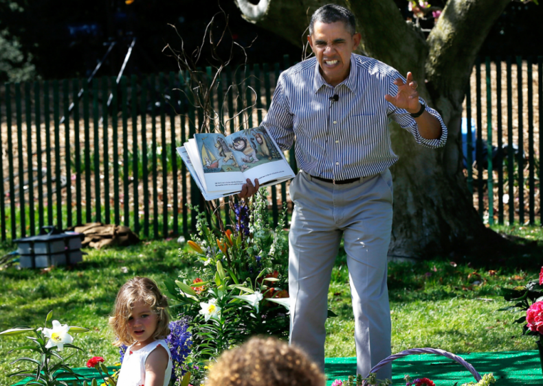 2014: President snd Mrs. Obama host annual White House Easter Egg Roll