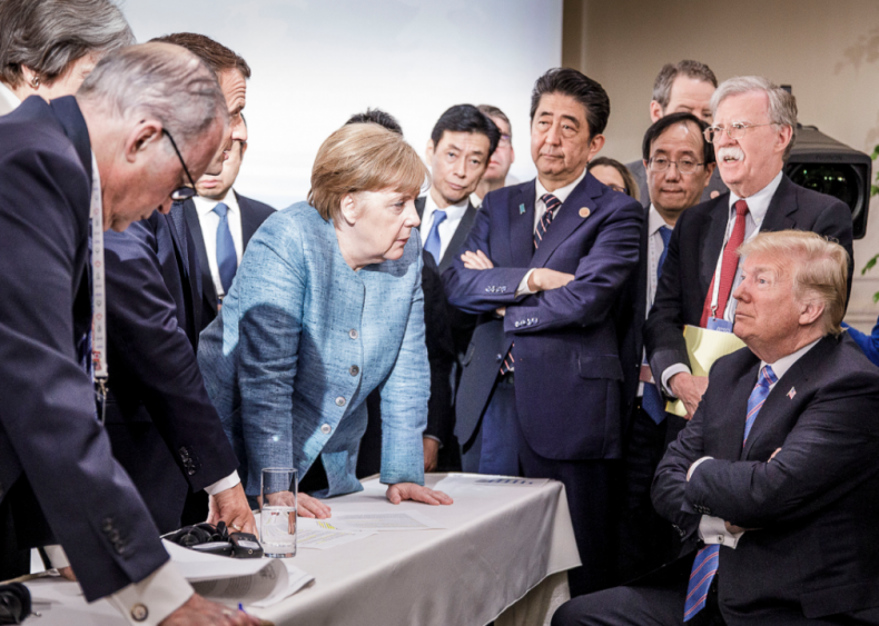 2018: Heads of state attend G7 meeting