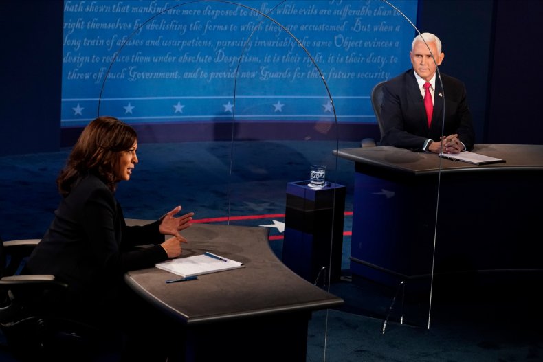 Kamala Harris Mike Pence supreme peaceful Trump