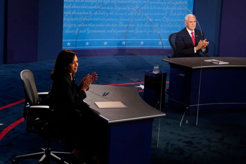 Harris and Pence at the Debate