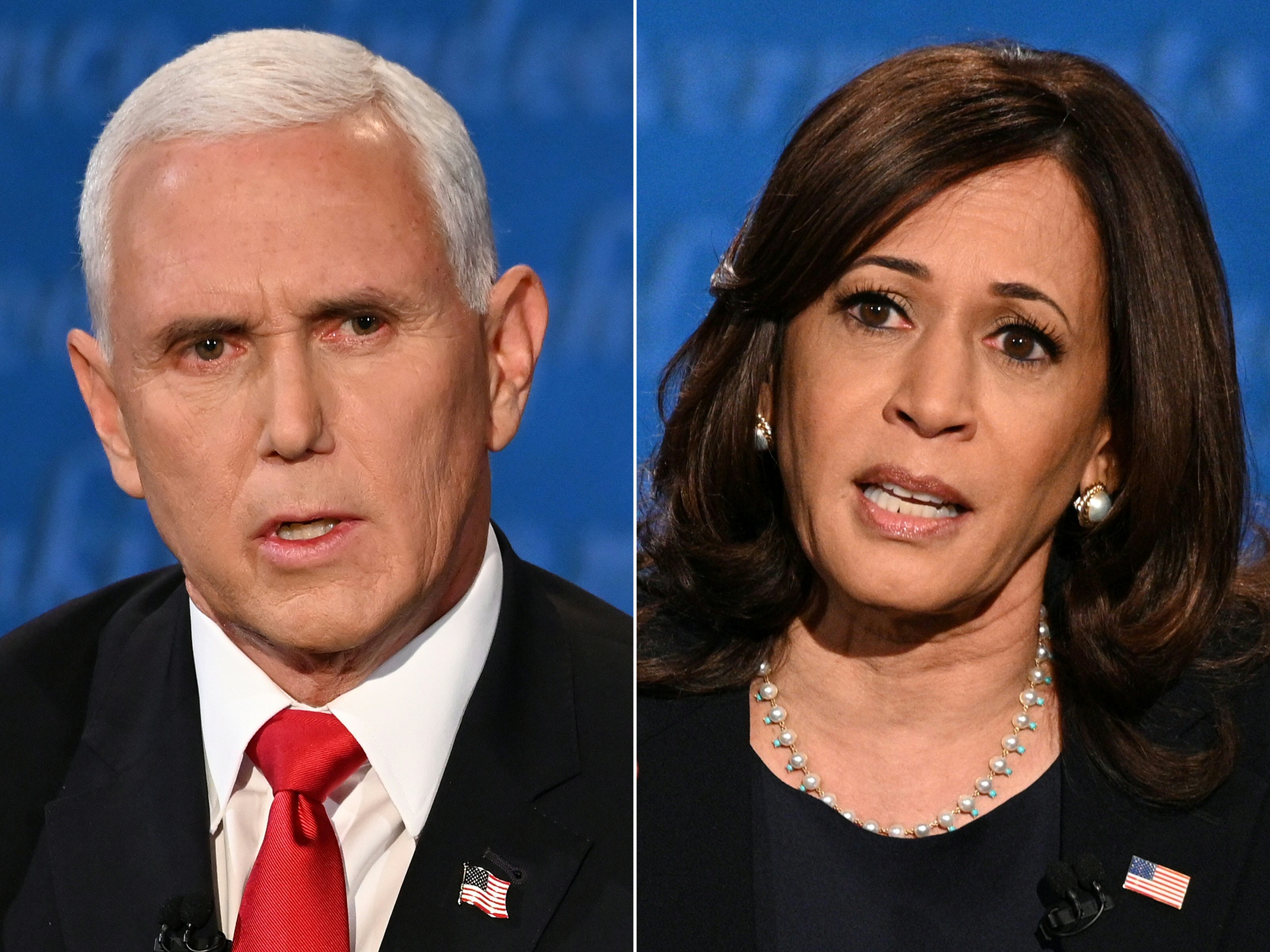 Harris debate kamala presidential wizbang pence speak dealing insults election vp clash response democratic nominee speaks