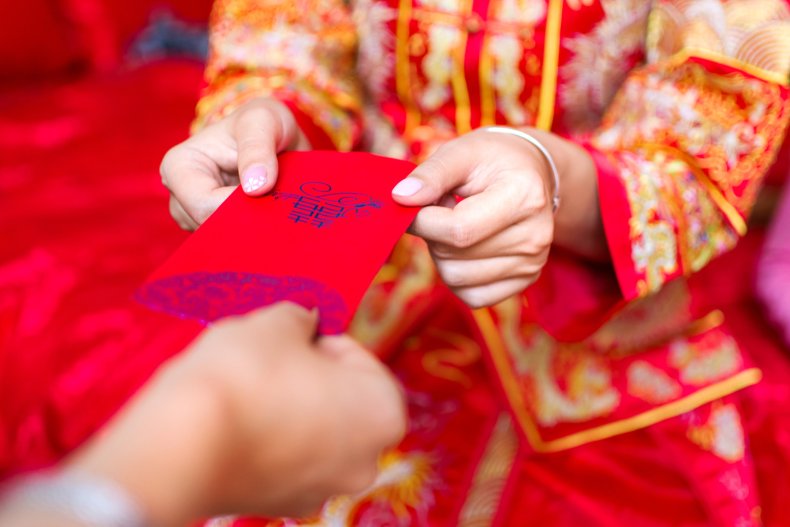 Chine wedding red packet money Chine wedding red packet money