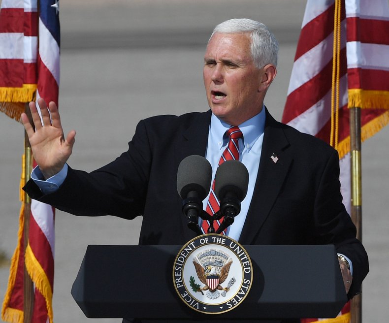 Mike Pence early voting COVID-19 coronavirus Mike Pence early voting COVID-19 coronavirus