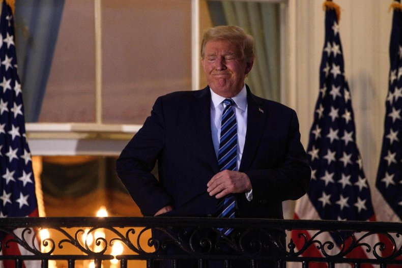 Donald Trump president White House Truman Balcony