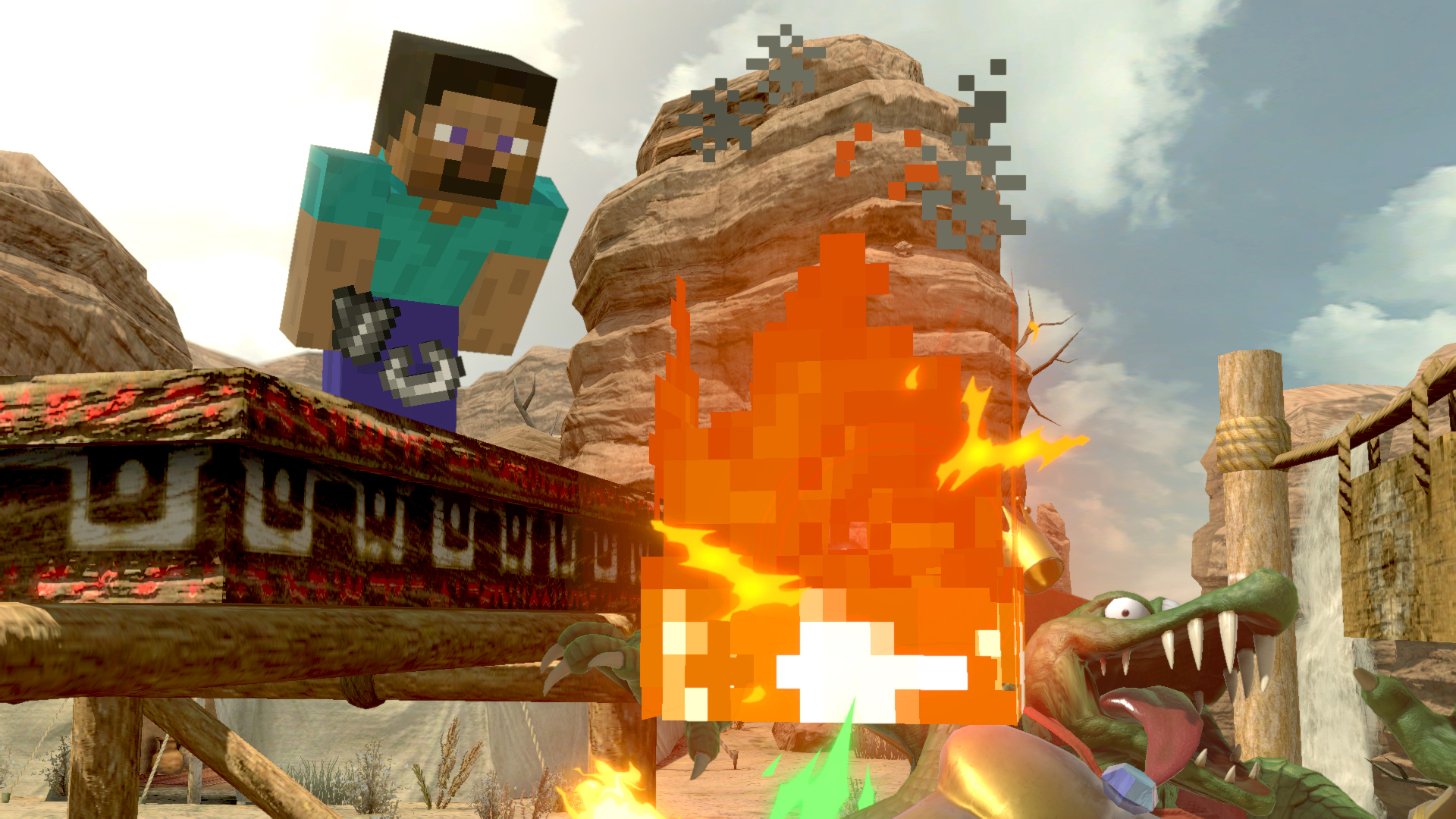 The legend of Minecraft: Adventure of Steve Minecraft Map