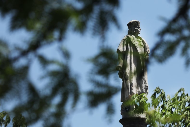 Columbus statue