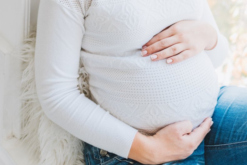 Pregnant person (stock)