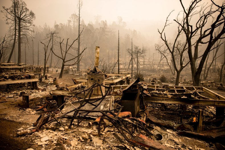 Glass Fire, California