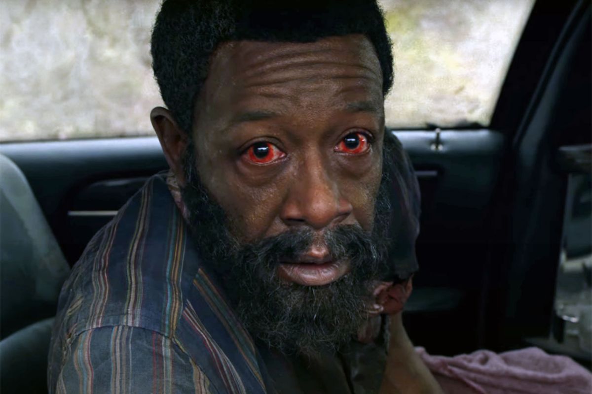 Fear The Walking Dead What Happened To Morgan And Why Are His Eyes Red