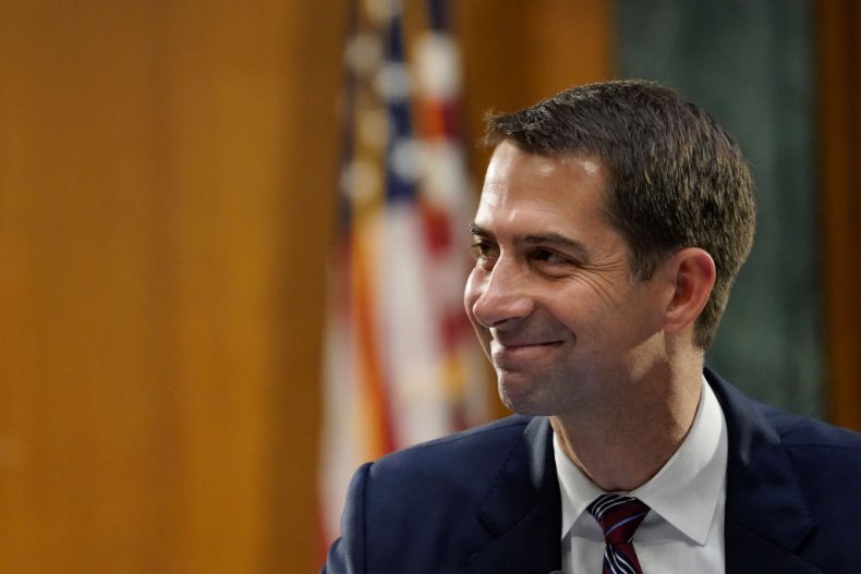 Tom Cotton Attends the Senate Banking Committee 