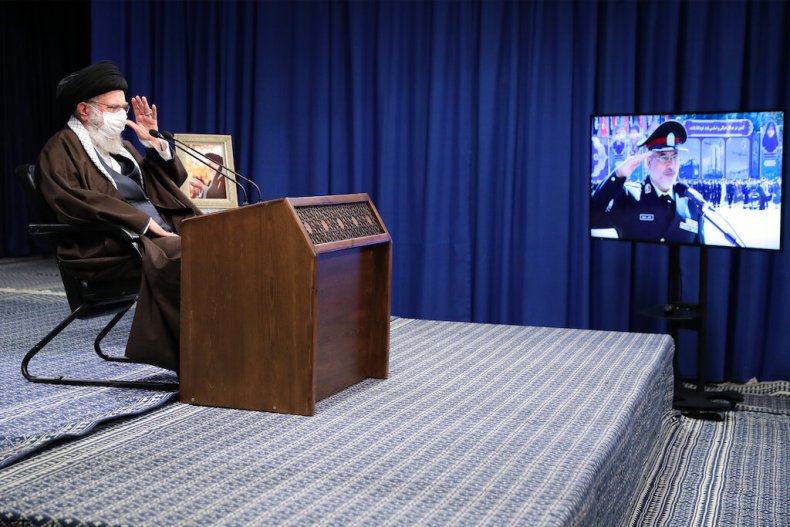 iran, supreme, leader, khamenei, military, cadets