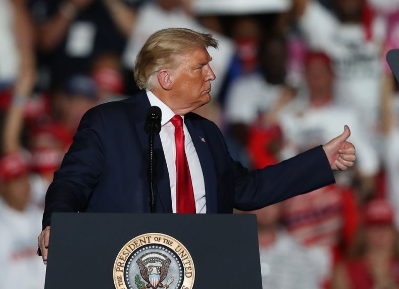 President Donald Trump Speaks in Sanford, Florida