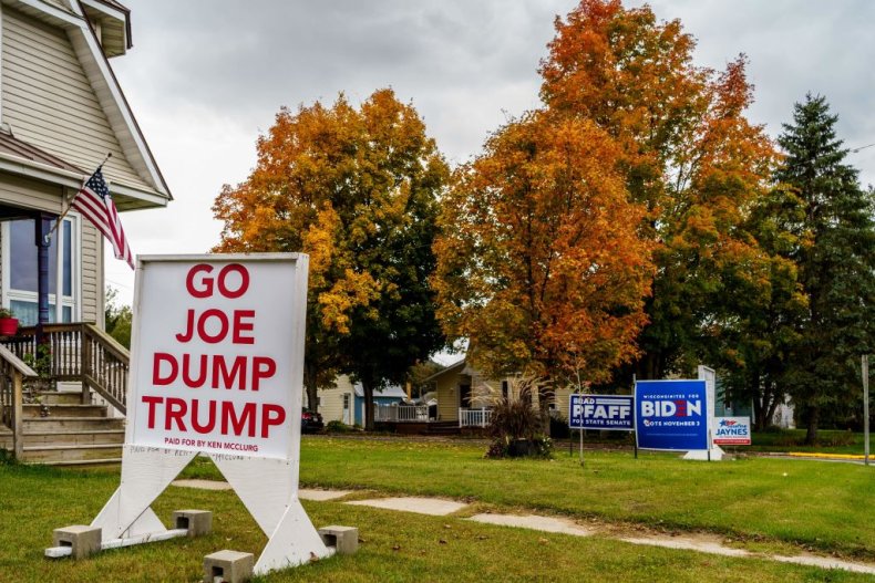 Joe Biden yard sign