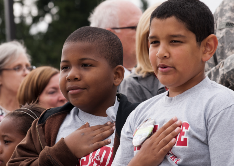 Question #52: What do we show loyalty to when we say the Pledge of Allegiance? Question #52: What do we show loyalty to when we say the Pledge of Allegiance?
