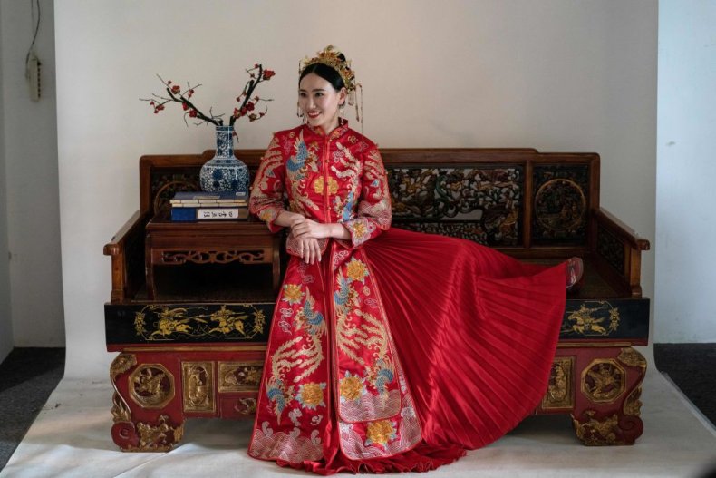 china wedding bride