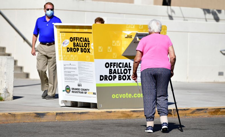 California Ballot Drop Box