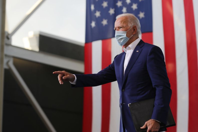 Democratic presidential nominee Joe Biden