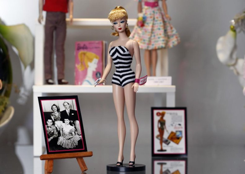 1959: First Barbie introduced
