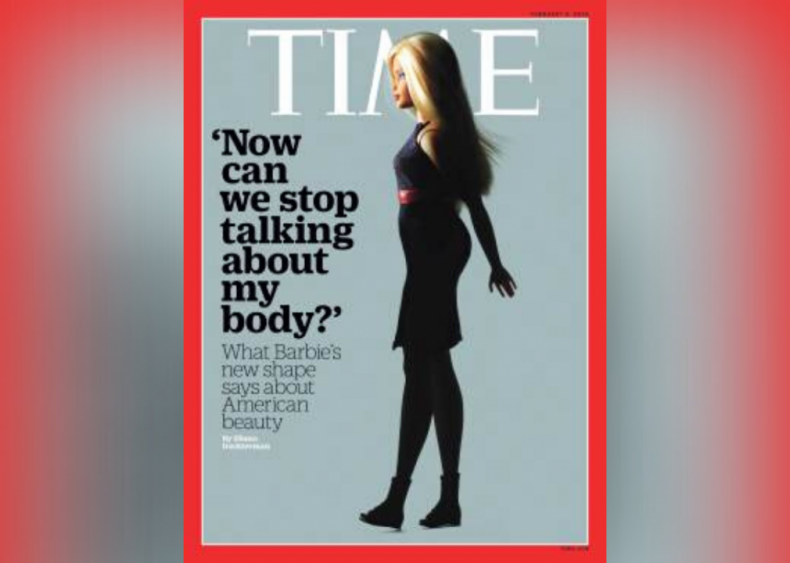 2016: Barbie's new body makes the cover of Time
